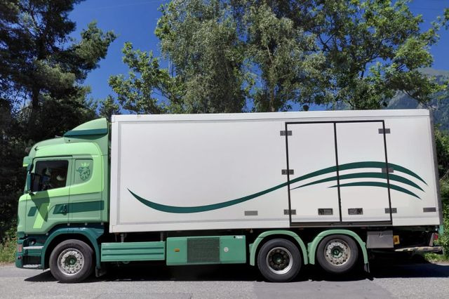 Scania R450 6x2, E6, Thermo King UT 1200, Ladebordwand - Refrigerator truck: picture 2 Scania R450 6x2, E6, Thermo King UT 1200, Ladebordwand - Refrigerator truck: picture 2