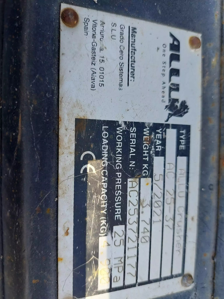 2021 Allu AC 25-37 - Bucket for Construction machinery: picture 4 2021 Allu AC 25-37 - Bucket for Construction machinery: picture 4