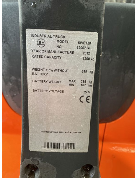BT SWE120 - Stacker: picture 5 BT SWE120 - Stacker: picture 5