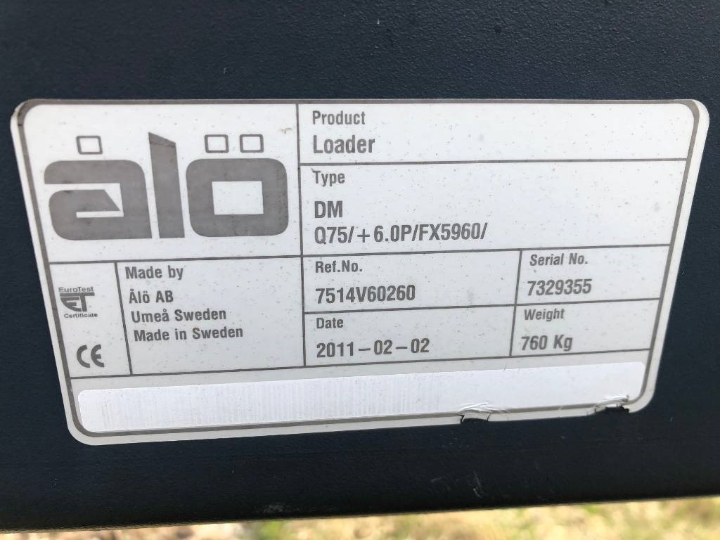 Reservdelar / Parts till Ålö / Trima Q75 Quicke - Front loader for tractor: picture 3 Reservdelar / Parts till Ålö / Trima Q75 Quicke - Front loader for tractor: picture 3