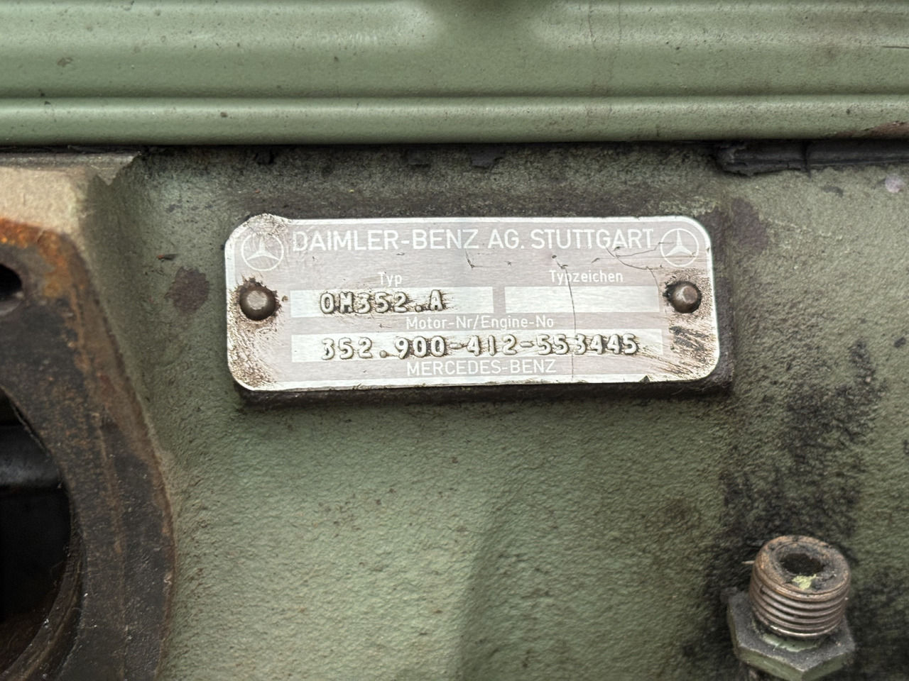 Daimler Benz Mercedes OM352 352.900 Silnik Części Blok - Engine and parts for Agricultural machinery: picture 2 Daimler Benz Mercedes OM352 352.900 Silnik Części Blok - Engine and parts for Agricultural machinery: picture 2
