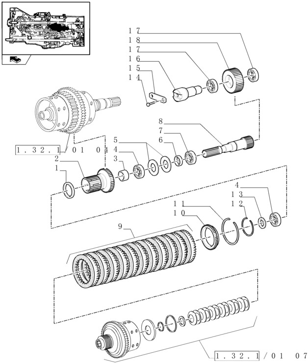 New Holland T6010 Koło zębate z39 5179293 - Transmission for Farm tractor: picture 1 New Holland T6010 Koło zębate z39 5179293 - Transmission for Farm tractor: picture 1