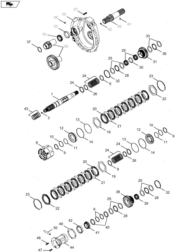 New Holland T6090 Shaft assy. 87425385 - Transmission for Farm tractor: picture 1 New Holland T6090 Shaft assy. 87425385 - Transmission for Farm tractor: picture 1