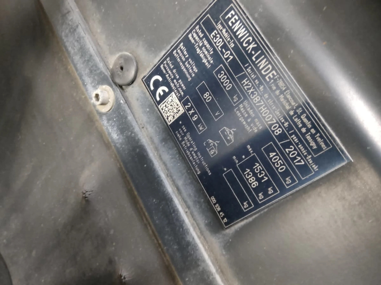 Linde E30L-01 - Electric forklift: picture 5 Linde E30L-01 - Electric forklift: picture 5