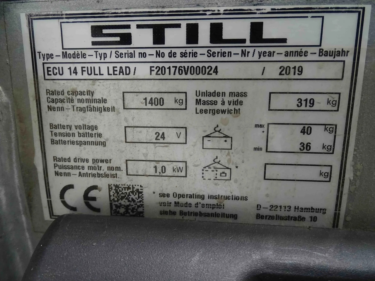 STILL ECU14FL - Pallet truck: picture 2 STILL ECU14FL - Pallet truck: picture 2