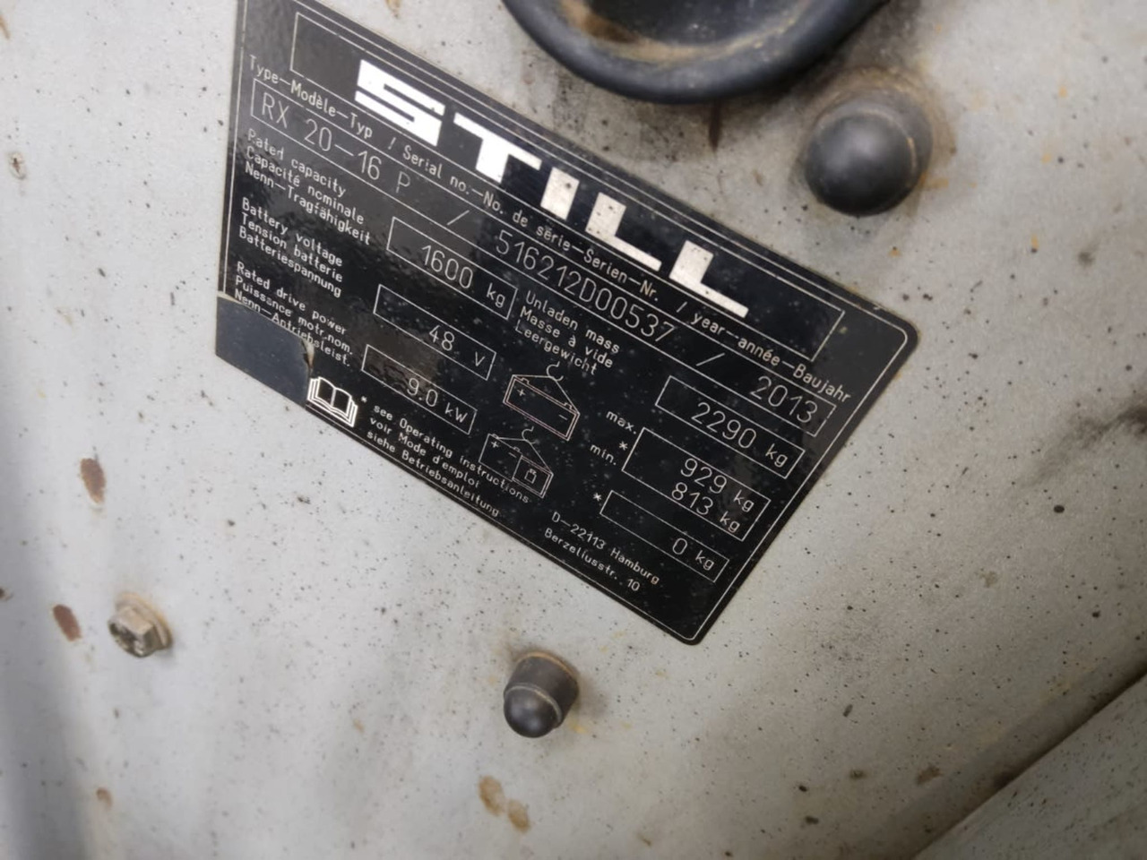 STILL RX20-16P - Electric forklift: picture 2 STILL RX20-16P - Electric forklift: picture 2