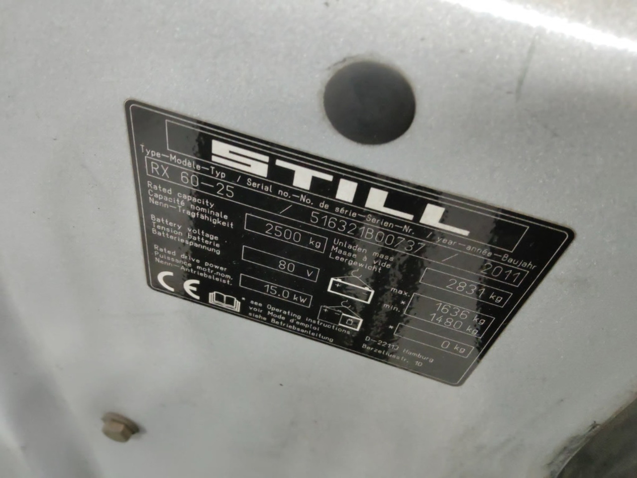 STILL RX60-25 - Electric forklift: picture 2 STILL RX60-25 - Electric forklift: picture 2