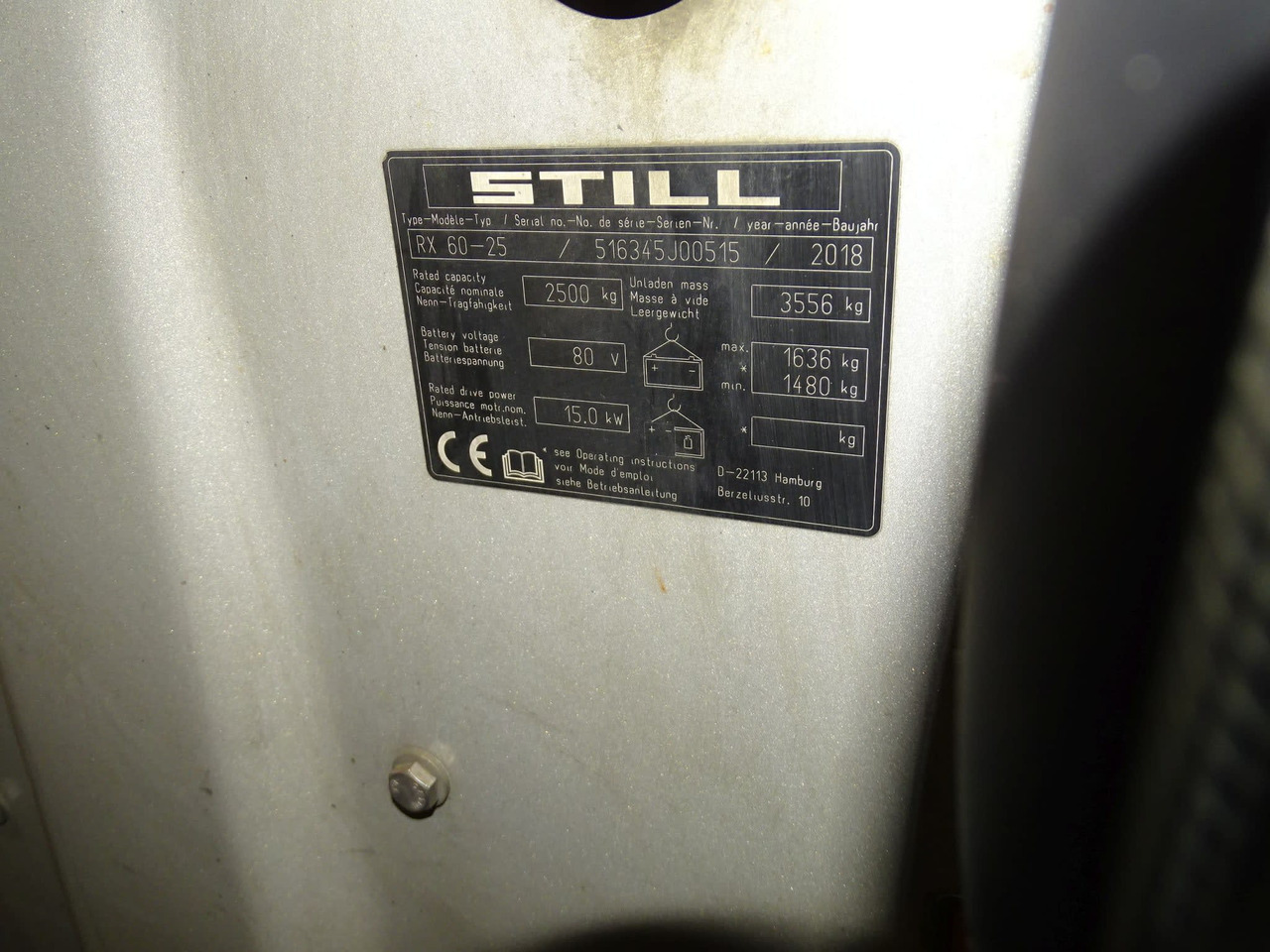 STILL RX60-25 - Electric forklift: picture 2 STILL RX60-25 - Electric forklift: picture 2