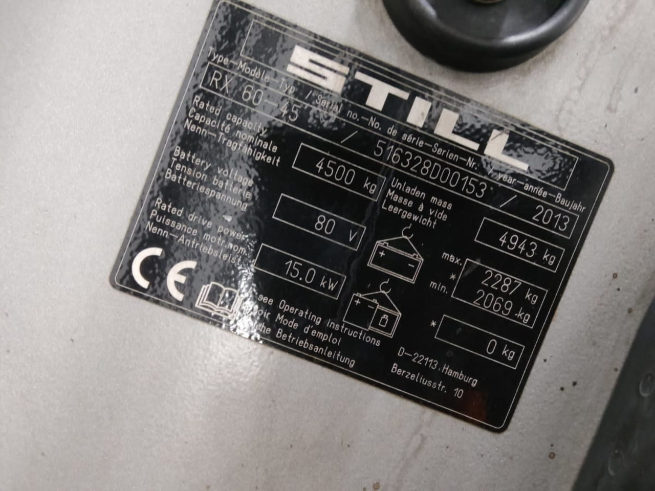 STILL RX60-45 - Electric forklift: picture 2 STILL RX60-45 - Electric forklift: picture 2