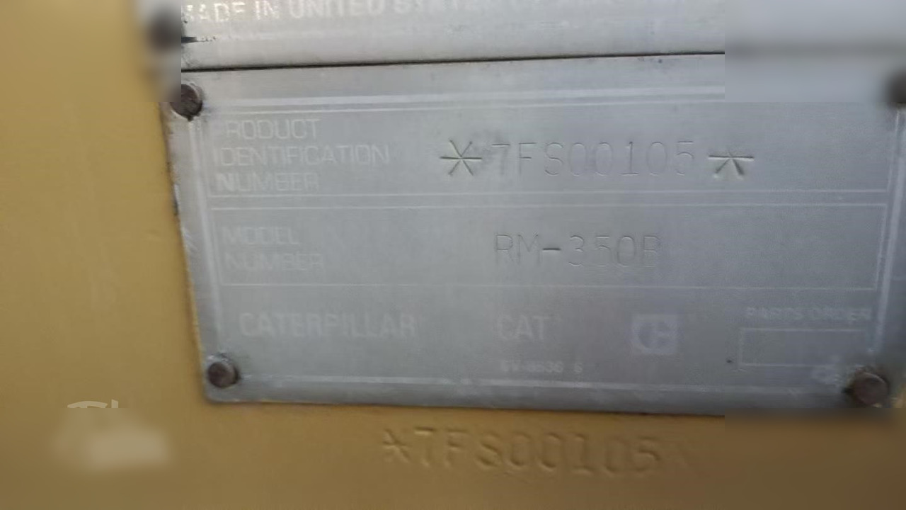 Leasing of  1998 CATERPILLAR RM-350B 1998 CATERPILLAR RM-350B: picture 7