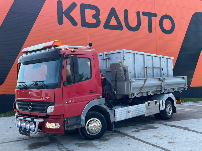 Mercedes-Benz Atego 1024 4x2 PK4100 + WINCH / HOOK LIFT L=3900 mm - Hook lift truck, Crane truck: picture 2 Mercedes-Benz Atego 1024 4x2 PK4100 + WINCH / HOOK LIFT L=3900 mm - Hook lift truck, Crane truck: picture 2
