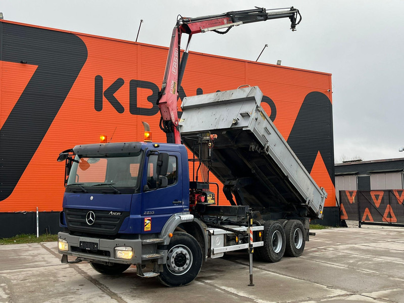 Mercedes-Benz Axor 2633 6x4 FASSI F110AK22 / BOX L=5040 mm - Tipper, Crane truck: picture 1 Mercedes-Benz Axor 2633 6x4 FASSI F110AK22 / BOX L=5040 mm - Tipper, Crane truck: picture 1