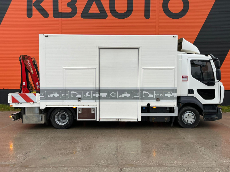 Renault D12 4x2 WORKSHOP ON WHEELS / FASSI M30A.13 / BOX L=4459 mm - Box truck: picture 4 Renault D12 4x2 WORKSHOP ON WHEELS / FASSI M30A.13 / BOX L=4459 mm - Box truck: picture 4