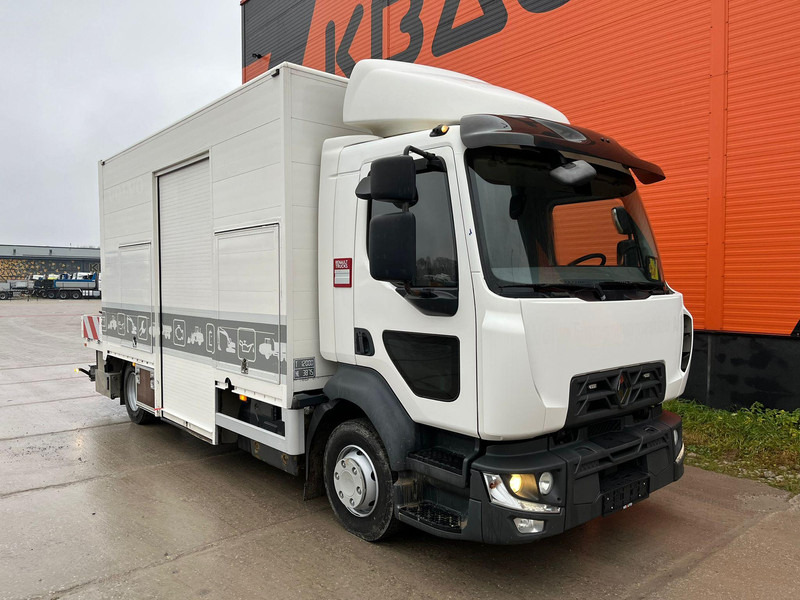 Renault D12 4x2 WORKSHOP ON WHEELS / FASSI M30A.13 / BOX L=4459 mm - Box truck: picture 3 Renault D12 4x2 WORKSHOP ON WHEELS / FASSI M30A.13 / BOX L=4459 mm - Box truck: picture 3