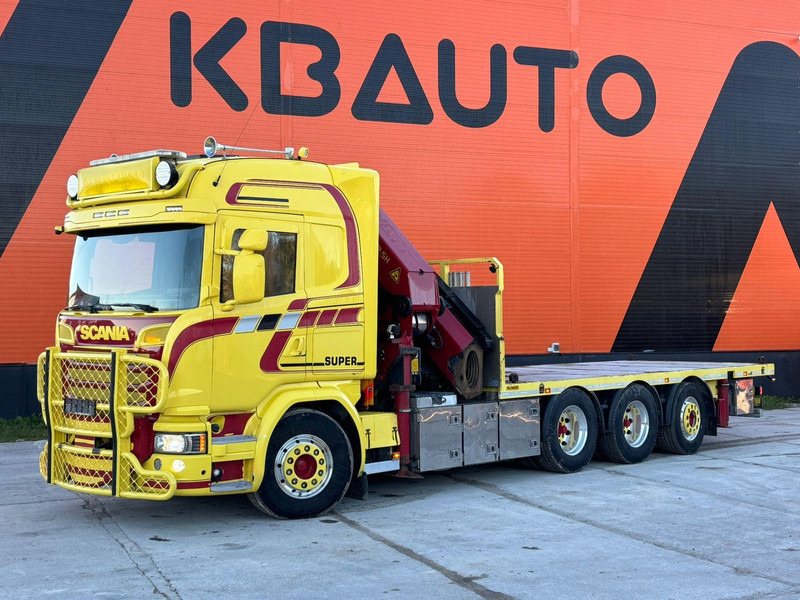 Scania G 490 8x4*4 PK 65002 SH / JIB CONNECTION / PLATFORM L=6301-7499 mm - Dropside/ Flatbed truck, Crane truck: picture 2 Scania G 490 8x4*4 PK 65002 SH / JIB CONNECTION / PLATFORM L=6301-7499 mm - Dropside/ Flatbed truck, Crane truck: picture 2