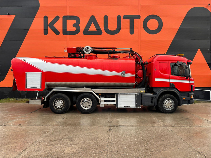 Scania P 124 6x2*4 KORP&SON / TANK 8000 l / VACUUM Wittig RFW260 / PRESSURE Uraca DK716 140 bar / 400 l/min - Vacuum truck: picture 4 Scania P 124 6x2*4 KORP&SON / TANK 8000 l / VACUUM Wittig RFW260 / PRESSURE Uraca DK716 140 bar / 400 l/min - Vacuum truck: picture 4