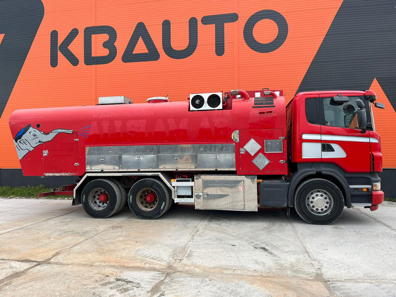 Scania R 420 6x2 ADR / STAINLESS STEEL TANK 9500 l / FULL STEEL SUSPENSION - Tank truck: picture 5 Scania R 420 6x2 ADR / STAINLESS STEEL TANK 9500 l / FULL STEEL SUSPENSION - Tank truck: picture 5