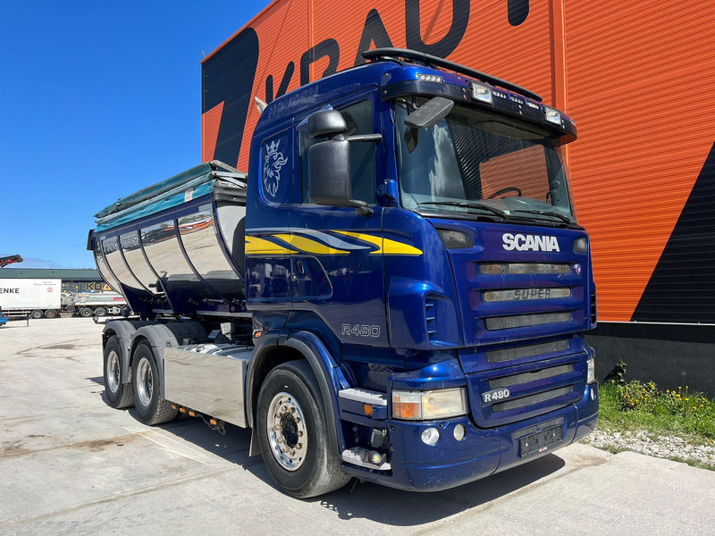 Scania R 480 6x4 RETARDER / FULL STEEL / BIG AXLES / BOX L=4635 mm - Tipper: picture 4 Scania R 480 6x4 RETARDER / FULL STEEL / BIG AXLES / BOX L=4635 mm - Tipper: picture 4