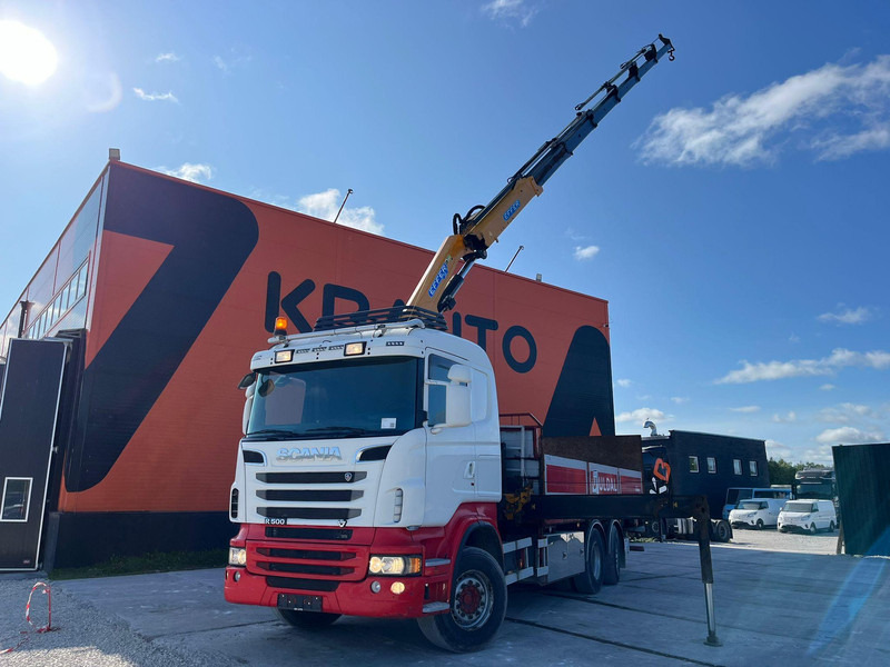 Scania R 500 6x2*4 EFFER 255/6S / PLATFORM L=6620 mm - Dropside/ Flatbed truck, Crane truck: picture 1 Scania R 500 6x2*4 EFFER 255/6S / PLATFORM L=6620 mm - Dropside/ Flatbed truck, Crane truck: picture 1