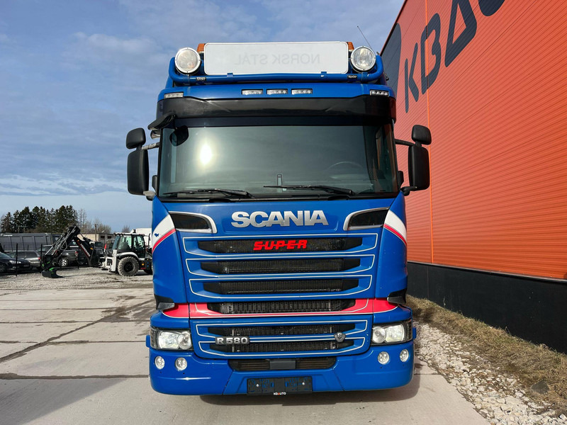 Scania R 580 6x2 PK 19001 / RETARDER / DOUBLE BOGIE - Dropside/ Flatbed truck, Crane truck: picture 3 Scania R 580 6x2 PK 19001 / RETARDER / DOUBLE BOGIE - Dropside/ Flatbed truck, Crane truck: picture 3