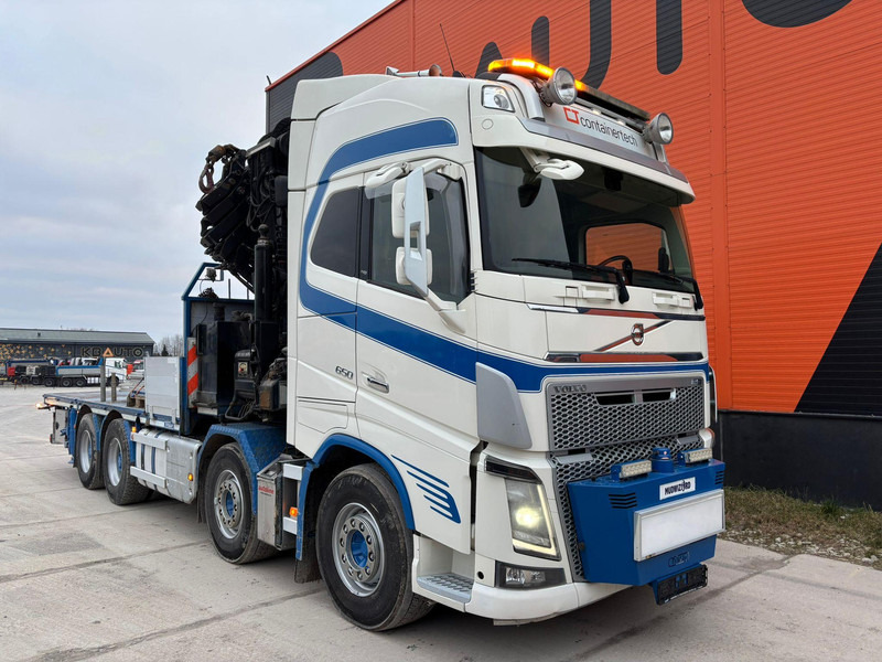 Volvo FH 16 650 8x4 HIAB 855E-7 / PLATFORM L=6454 mm - Dropside/ Flatbed truck, Crane truck: picture 5 Volvo FH 16 650 8x4 HIAB 855E-7 / PLATFORM L=6454 mm - Dropside/ Flatbed truck, Crane truck: picture 5
