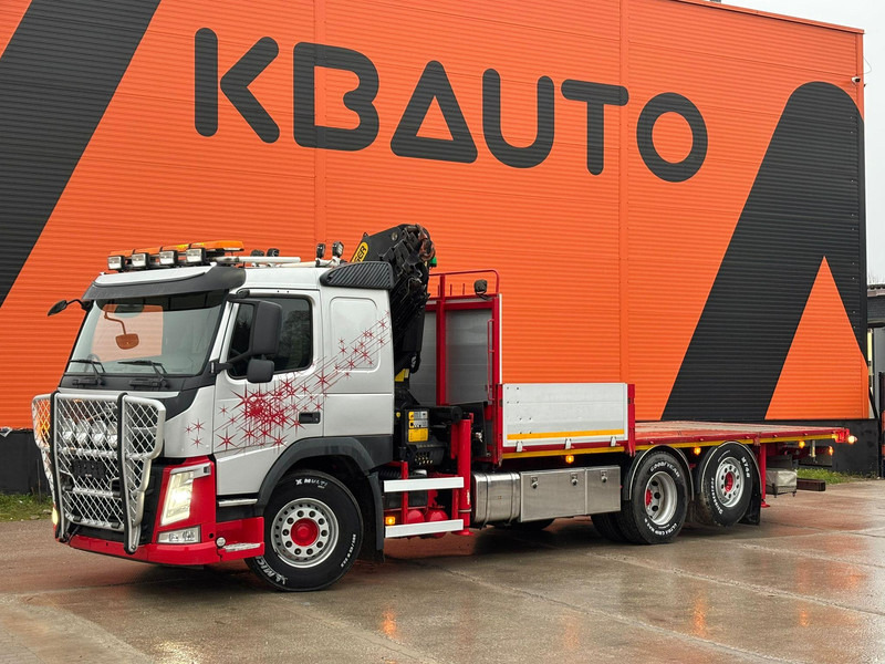 Volvo FM 410 6x2*4 PALFINGER PK 26002-EH E / PLATFORM L=6645 mm - Dropside/ Flatbed truck, Crane truck: picture 2 Volvo FM 410 6x2*4 PALFINGER PK 26002-EH E / PLATFORM L=6645 mm - Dropside/ Flatbed truck, Crane truck: picture 2