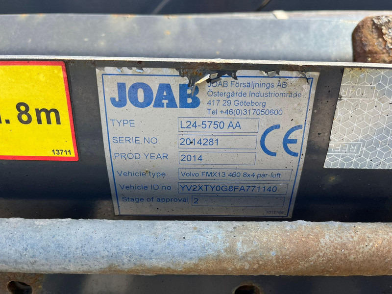 Hook lift truck Volvo FMX 460 8x4*4 JOAB L 24 ton / L=5750 mm: picture 13