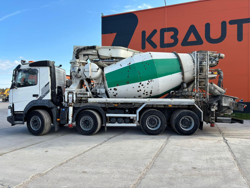 Concrete mixer truck Volvo FMX 500 8x4 PUMI 24-3 - 24 m - 2303 hours / 7 m3 / FULL STEEL: picture 9