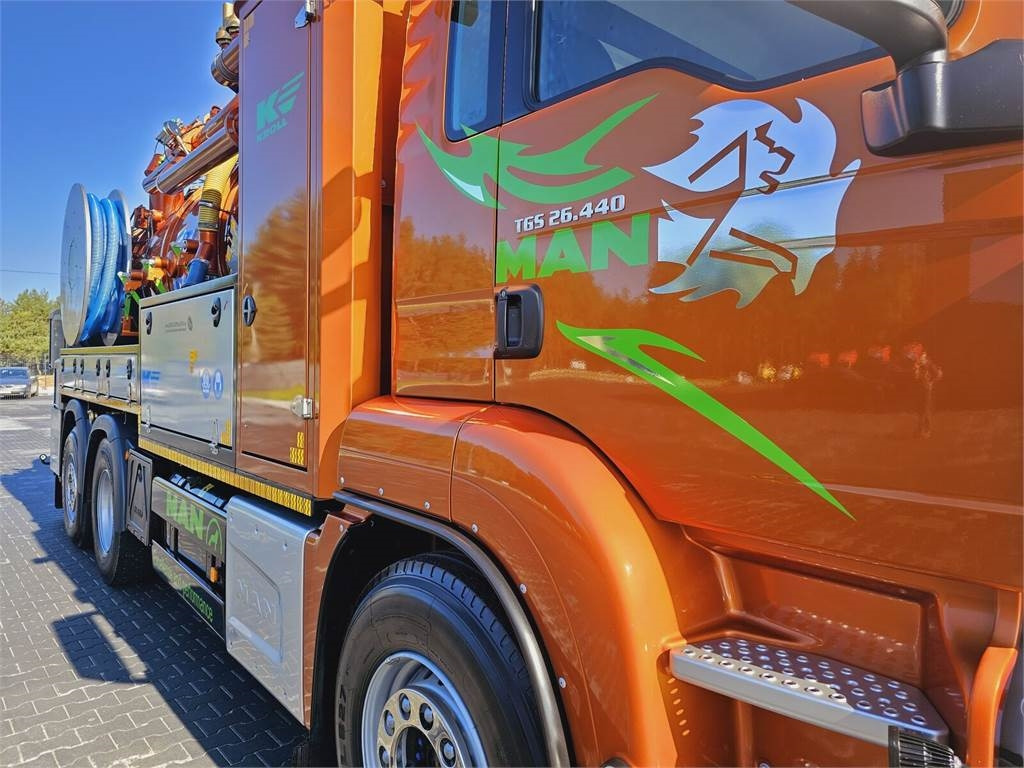 Vacuum truck MAN WUKO KROLL ADR COMBI FOR SEWER CLEANING: picture 8