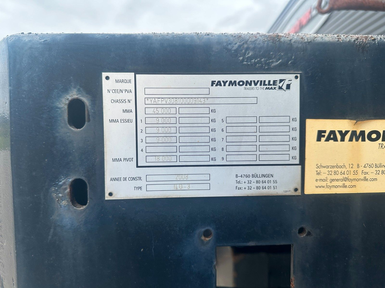 Faymonville Prefamax 3 achs innenlader - Low loader semi-trailer: picture 3 Faymonville Prefamax 3 achs innenlader - Low loader semi-trailer: picture 3