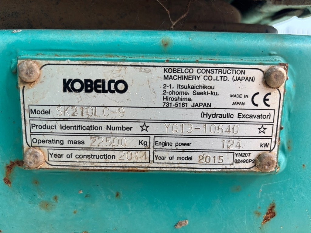 Crawler excavator Kobelco SK 210 LC-9 - SK210 - SK 210: picture 23