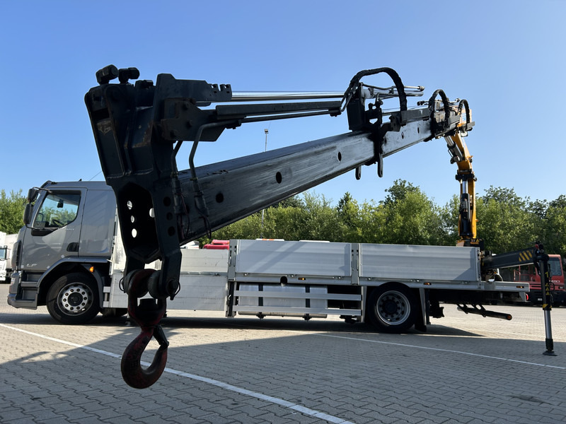 Dropside/ Flatbed truck, Crane truck DAF LF 320 FA 19T + Burg BPM 0018 Trailer / Effer 175.2/c3s Crane / NL Combi: picture 16