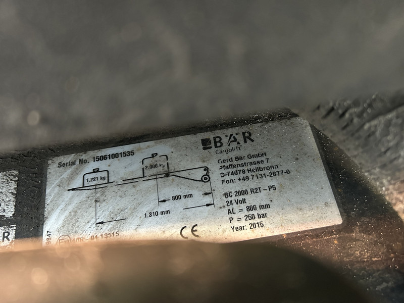 Closed box semi-trailer Schmitz Cargobull SCB S3B / Box / Loadlift -> Not Working / APK TUV 06-26: picture 7 Closed box semi-trailer Schmitz Cargobull SCB S3B / Box / Loadlift -> Not Working / APK TUV 06-26: picture 7