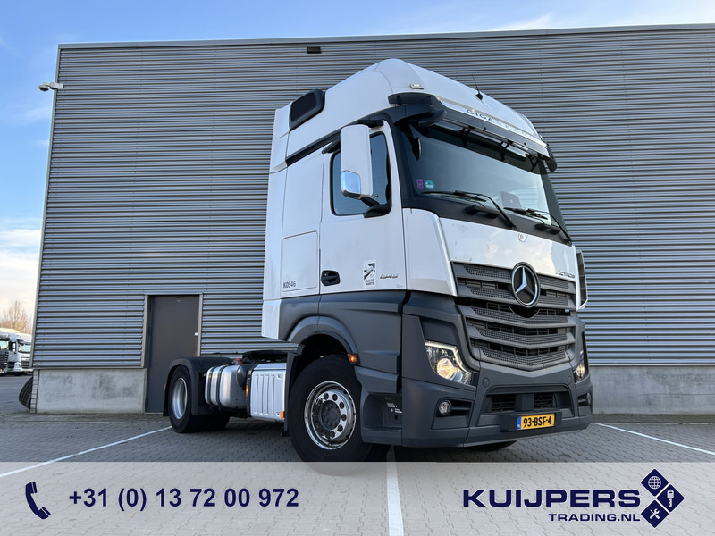 Mercedes-Benz Actros 1845 Gigaspace / Tacho V2 / PTO - Hydraulic / Stand Airco / APK TUV 11-26 - Tractor unit: picture 1 Mercedes-Benz Actros 1845 Gigaspace / Tacho V2 / PTO - Hydraulic / Stand Airco / APK TUV 11-26 - Tractor unit: picture 1
