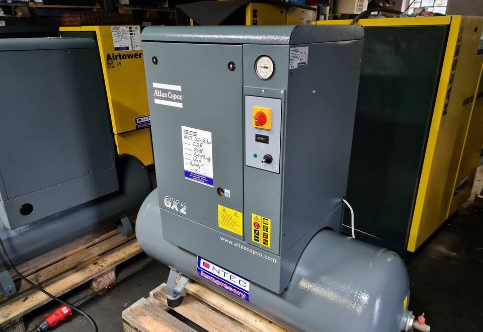 Kompresor śrubowy  ATLAS COPCO GX2 2,2 kw - Air compressor: picture 2 Kompresor śrubowy  ATLAS COPCO GX2 2,2 kw - Air compressor: picture 2