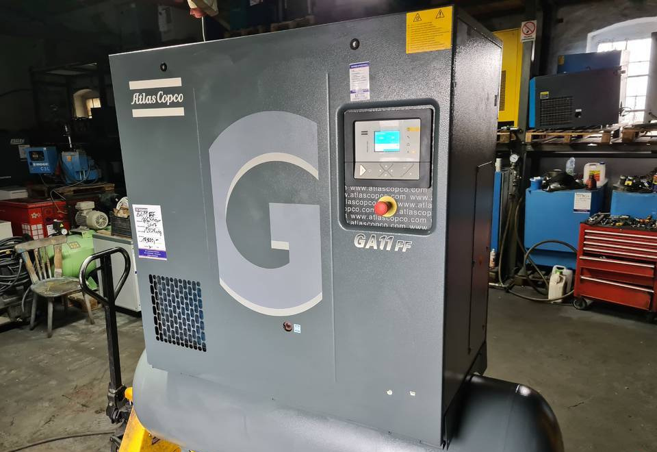Kompresor śrubowy Atlas Copco GA 11 FF - Air compressor: picture 3 Kompresor śrubowy Atlas Copco GA 11 FF - Air compressor: picture 3