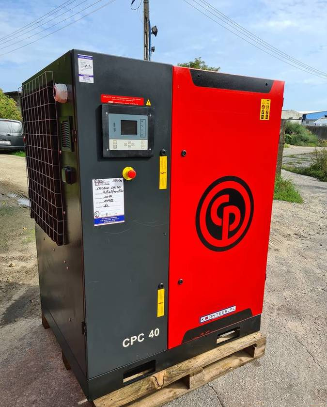 Kompresor śrubowy Chicago Pneumatic CPC 40 30 kw, Atlas Copco - Air compressor: picture 2 Kompresor śrubowy Chicago Pneumatic CPC 40 30 kw, Atlas Copco - Air compressor: picture 2