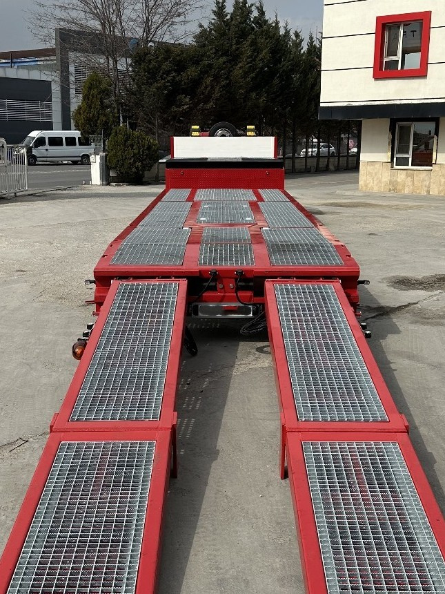 Low loader semi-trailer GVN Trailer 3 AXLE HYDRAULIC PLATFORM LOWBED: picture 23