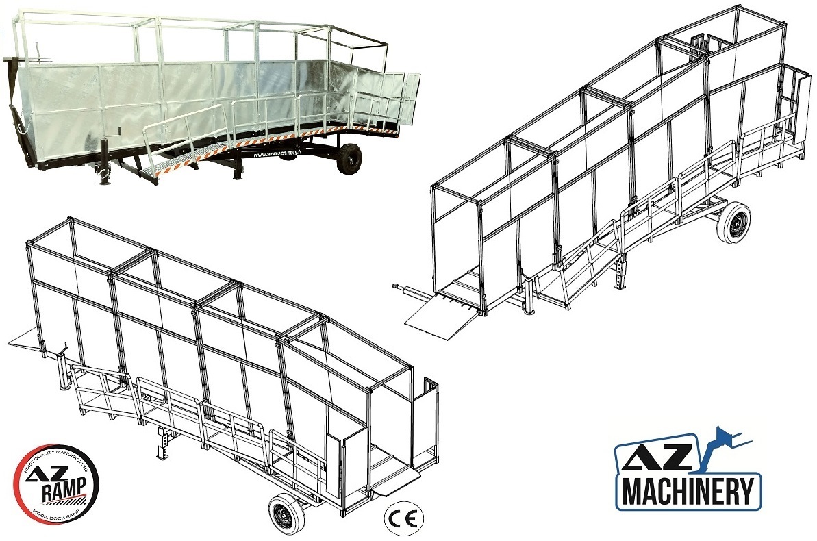 Loading ramp AZ RAMP TOP AGRI mobile loading ramp: picture 5