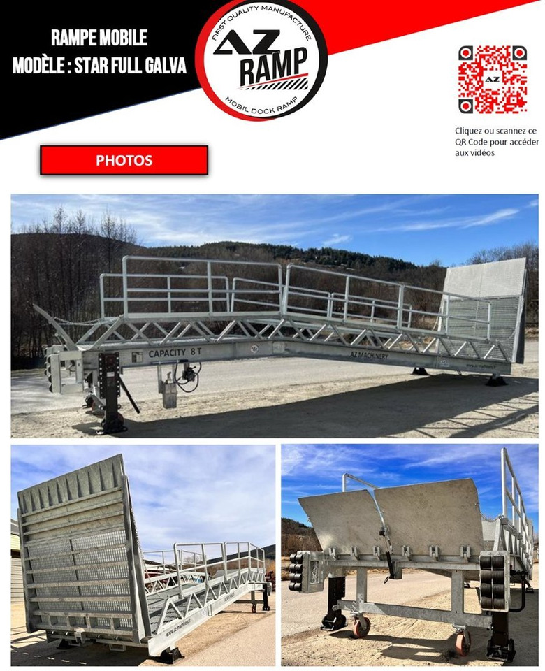 Loading ramp Loading Ramp with with hydraulic tilting bridge - AZ RAMP - STAR- 8T FULL GALVA: picture 12 Loading ramp Loading Ramp with with hydraulic tilting bridge - AZ RAMP - STAR- 8T FULL GALVA: picture 12