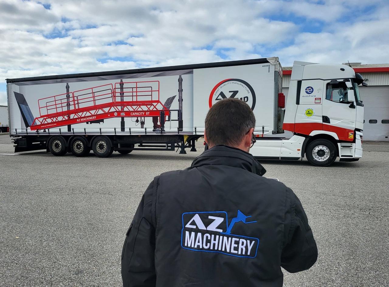 Loading ramp Loading Ramp with with hydraulic tilting bridge - AZ RAMP - STAR- 8T FULL GALVA: picture 18 Loading ramp Loading Ramp with with hydraulic tilting bridge - AZ RAMP - STAR- 8T FULL GALVA: picture 18