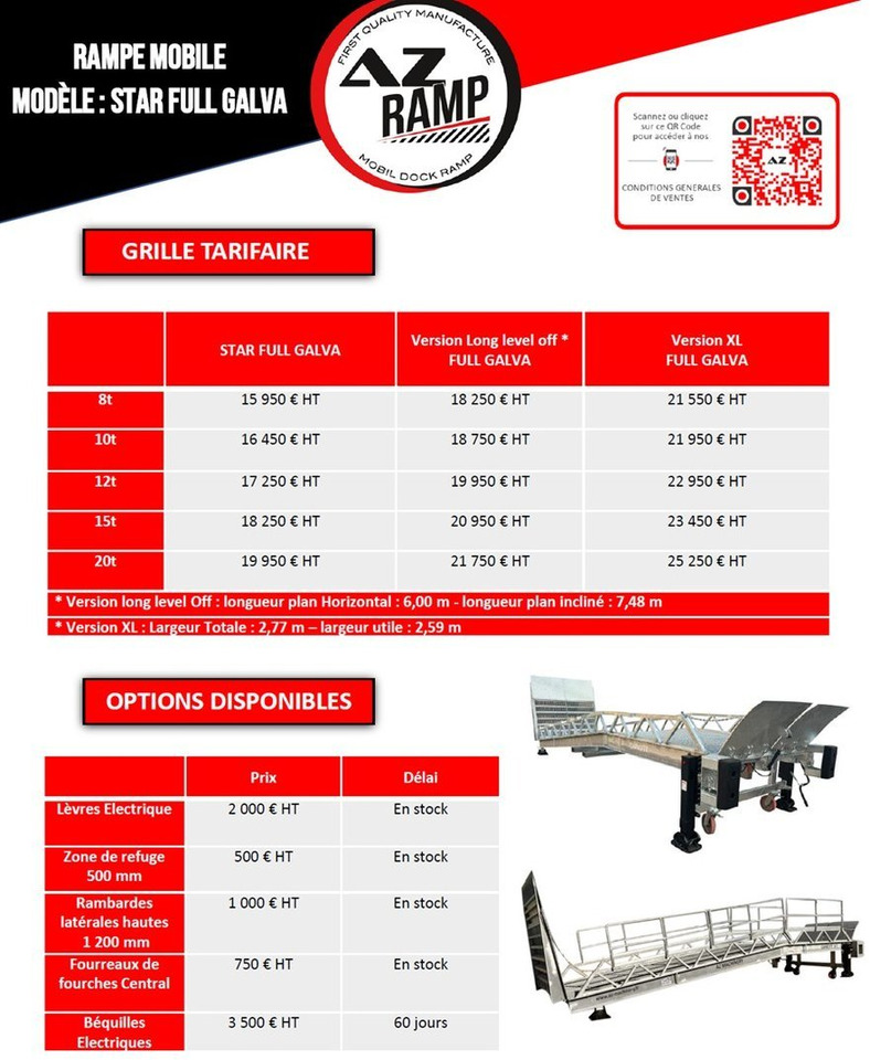 Loading ramp Loading Ramp with with hydraulic tilting bridge - AZ RAMP - STAR- 8T FULL GALVA: picture 13 Loading ramp Loading Ramp with with hydraulic tilting bridge - AZ RAMP - STAR- 8T FULL GALVA: picture 13