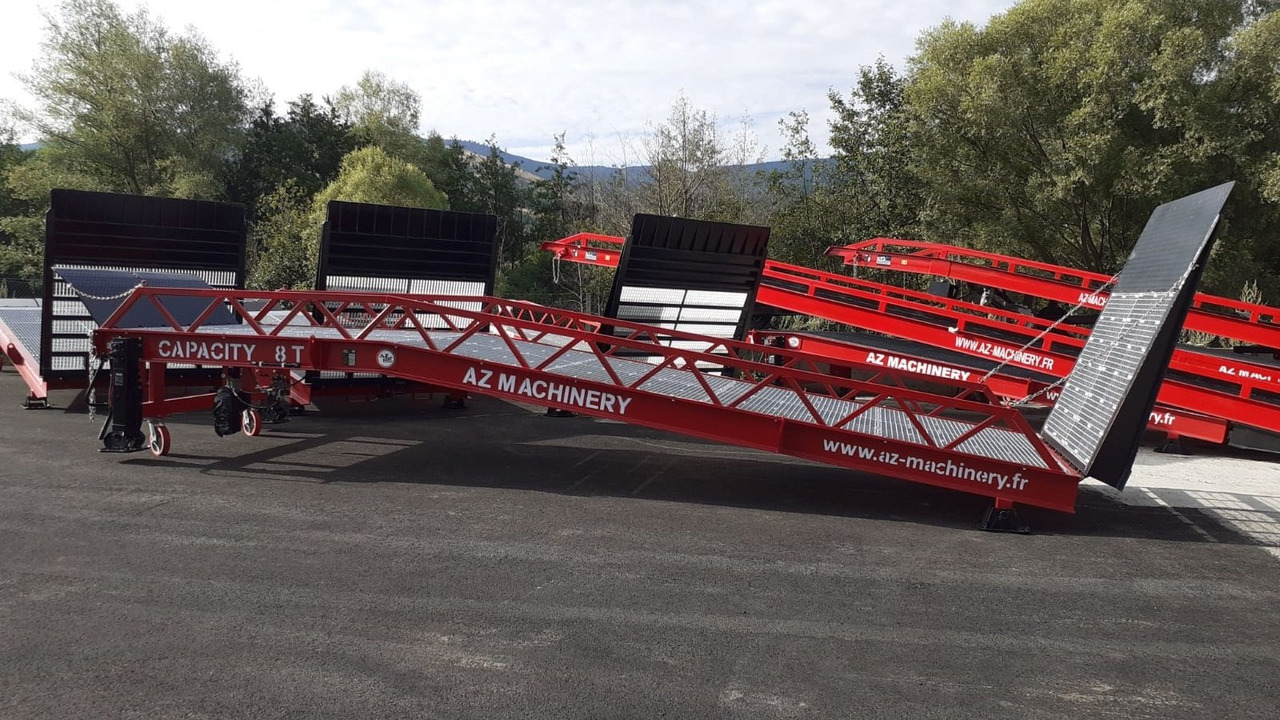 Loading ramp **RENTAL** Loading Ramp with with hydraulic tilting bridge -  AZ RAMP - STAR- 8T. 8 ton capacity: picture 12