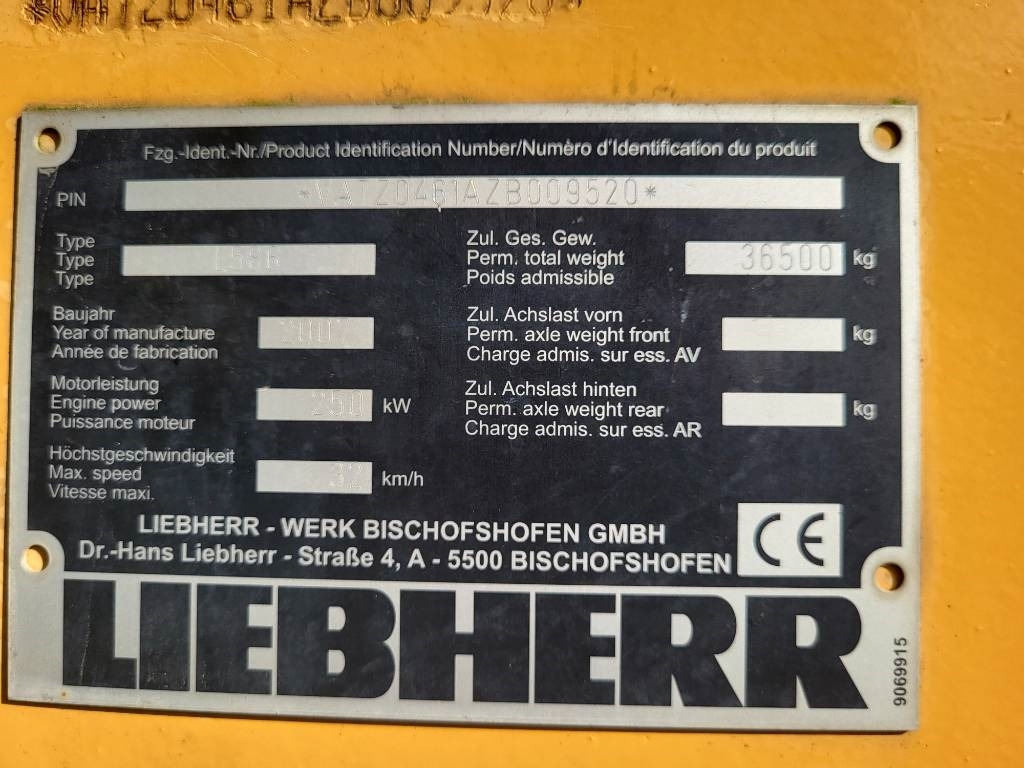 Leasing of Liebherr L 586 2Plus2  Liebherr L 586 2Plus2: picture 15