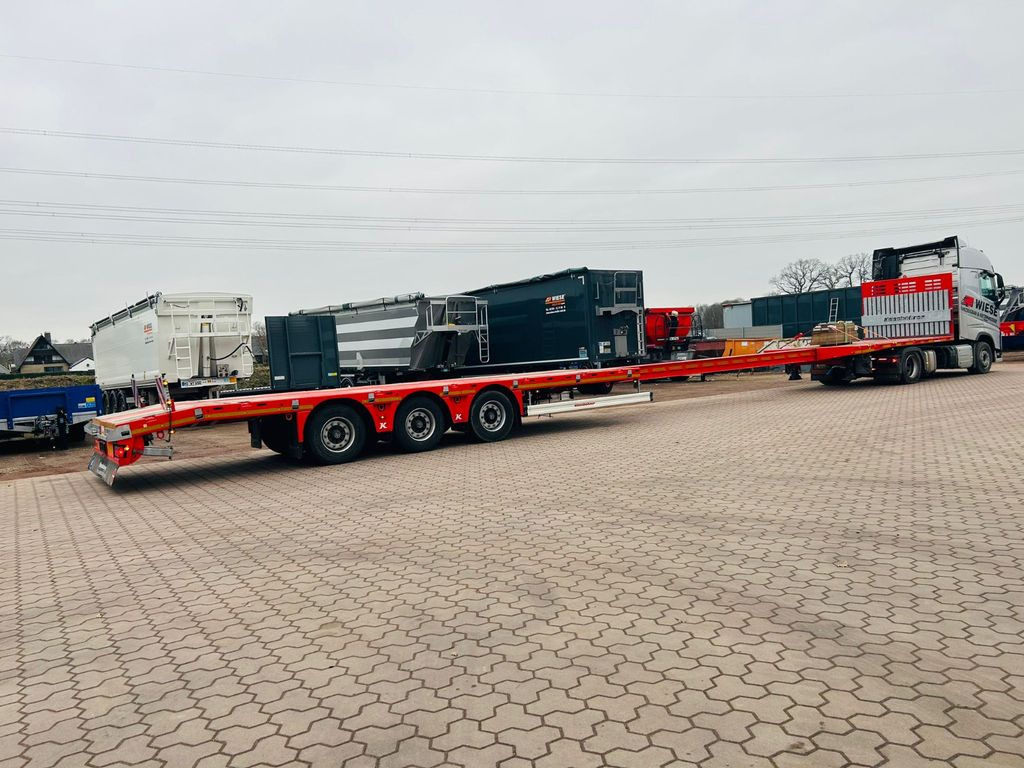 Dropside/ Flatbed semi-trailer Kässbohrer SPA Mega Tele Plattform Auflieger: picture 6