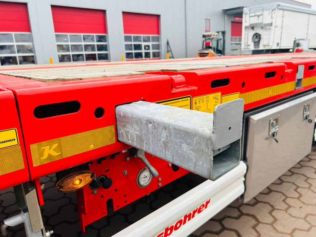 Dropside/ Flatbed semi-trailer Kässbohrer SPA Mega Tele Plattform Auflieger: picture 9