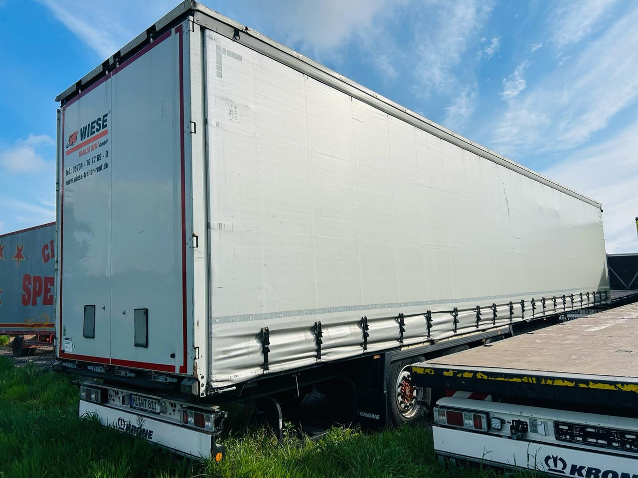 Krone Schiebeplanen Auflieger TÜV Neu - Curtainsider semi-trailer: picture 3 Krone Schiebeplanen Auflieger TÜV Neu - Curtainsider semi-trailer: picture 3