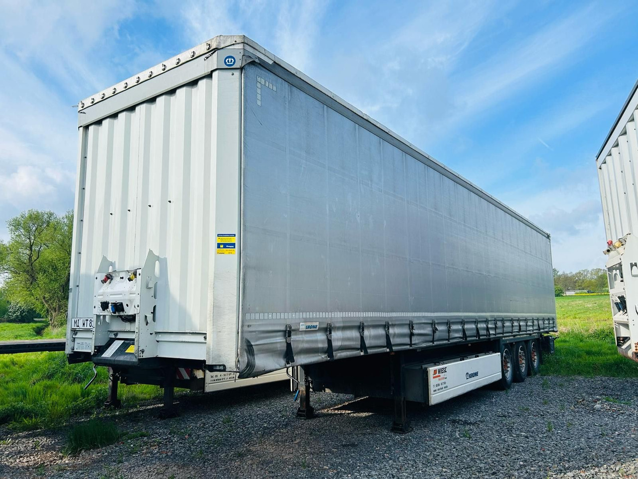 Krone Schiebeplanen Auflieger TÜV Neu - Curtainsider semi-trailer: picture 1 Krone Schiebeplanen Auflieger TÜV Neu - Curtainsider semi-trailer: picture 1