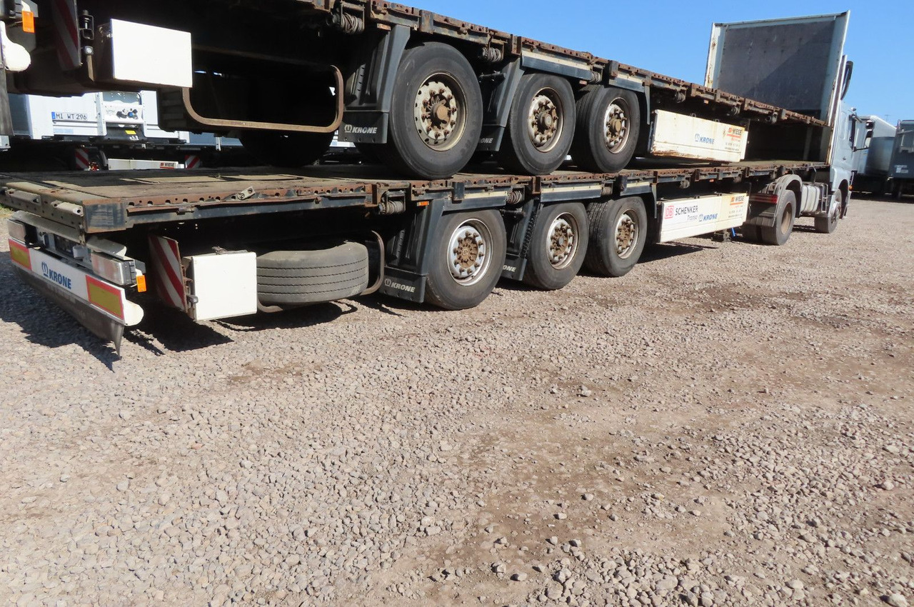 Krone Stahlmattenauflieger mit Bordwände - Dropside/ Flatbed semi-trailer: picture 2 Krone Stahlmattenauflieger mit Bordwände - Dropside/ Flatbed semi-trailer: picture 2