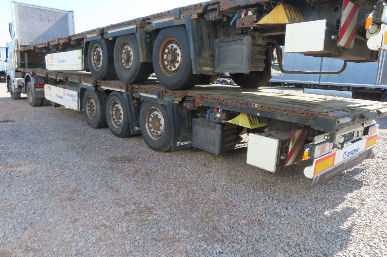 Krone Stahlmattenauflieger mit Bordwände - Dropside/ Flatbed semi-trailer: picture 4 Krone Stahlmattenauflieger mit Bordwände - Dropside/ Flatbed semi-trailer: picture 4